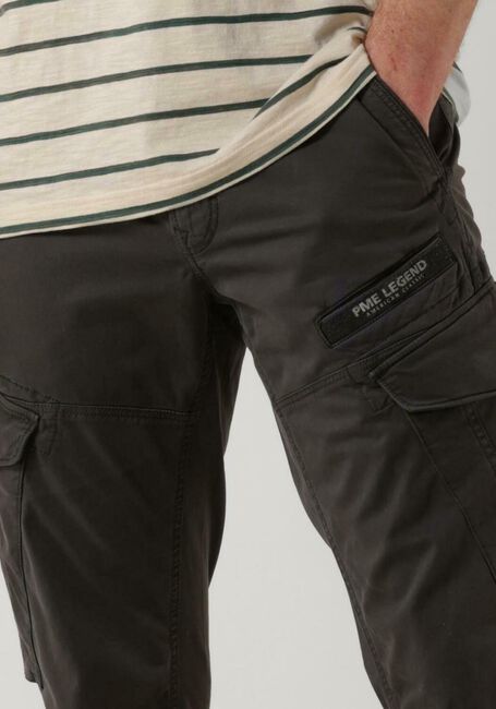 Donkergrijze PME LEGEND Cargobroeken NORDDROP CARGO STRETCH TWILL - large
