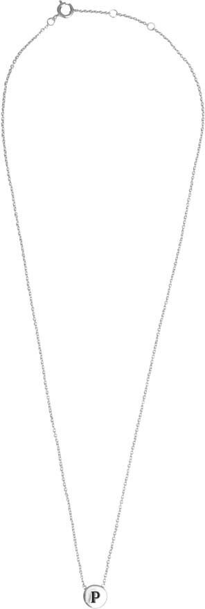 Zilverkleurig ATLITW STUDIO Kettingen CHARACTER NECKLACE LETTER SILV - large