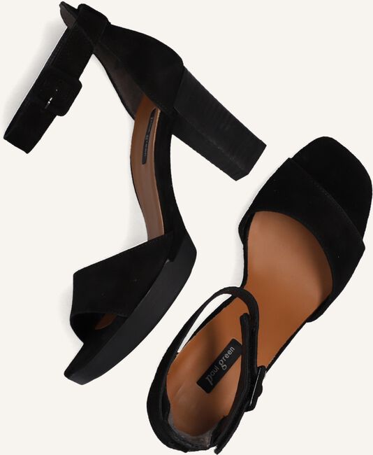 Zwarte PAUL GREEN Platte sandalen 7618 Zwarte PAUL GREEN Platte sandalen 7618 - large