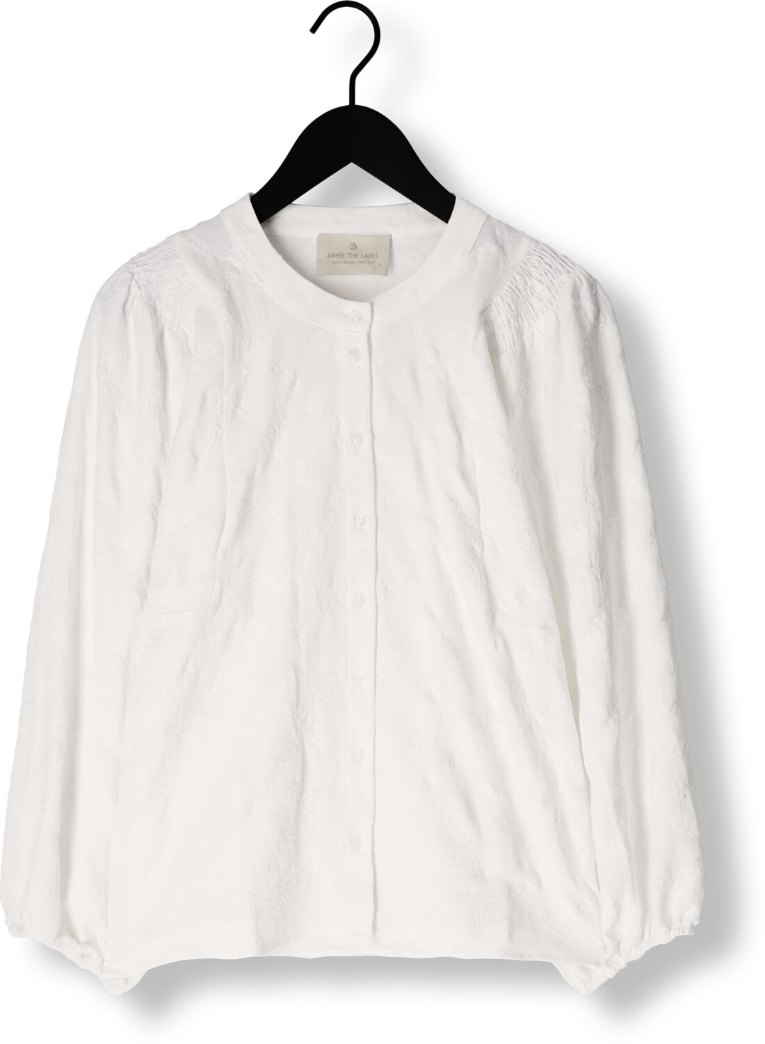 AIMEE THE LABEL Dames Blouses Cecile2 Wit
