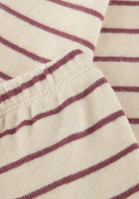 Beige PLAY UP Legging STRIPED JERSEY LEGGINGS - large