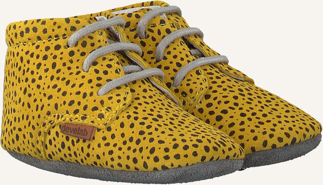 Gele DEVELAB Babyschoenen 41043 Gele DEVELAB Babyschoenen 41043 - large