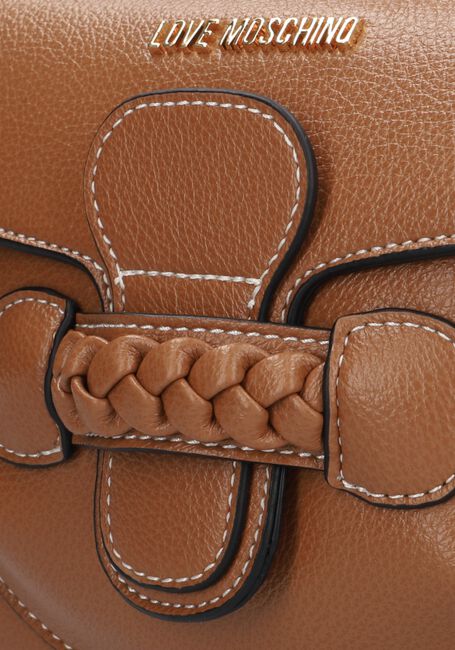 Cognac LOVE MOSCHINO Handtas BRAIDED 4223 Cognac LOVE MOSCHINO Handtas BRAIDED 4223 - large