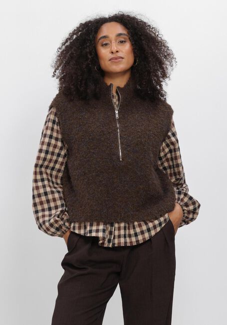 Bruine AIMEE THE LABEL Gilet LOIRAW6 WAISTCOAT - large