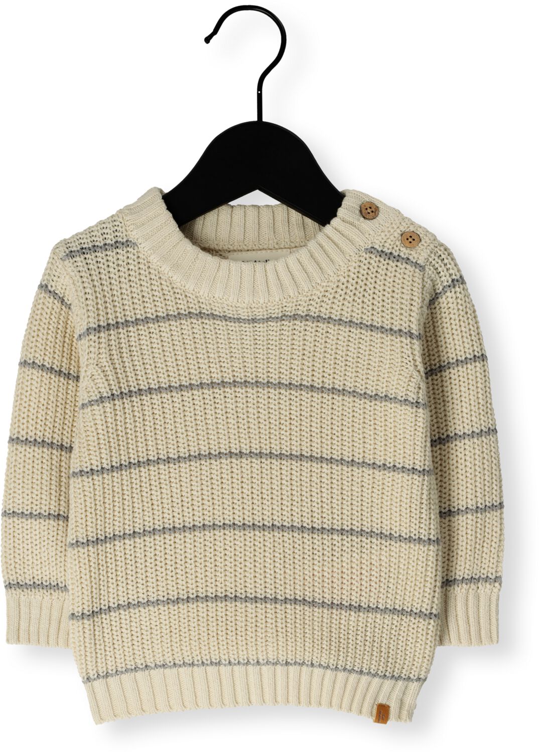 LIL' ATELIER Baby Truien & Vesten Nbmelen Ls Knit Stripe Lil Ecru