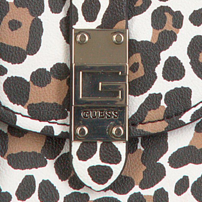 Beige GUESS Handtas NEREA TOP HANDLE FLAP Beige GUESS Handtas NEREA TOP HANDLE FLAP - large