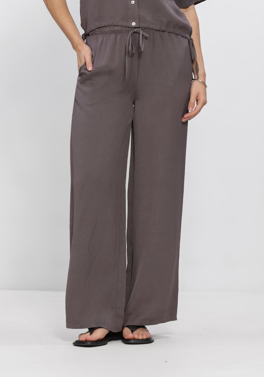 Grijze SIMPLE Lange broeken TROUSER - large