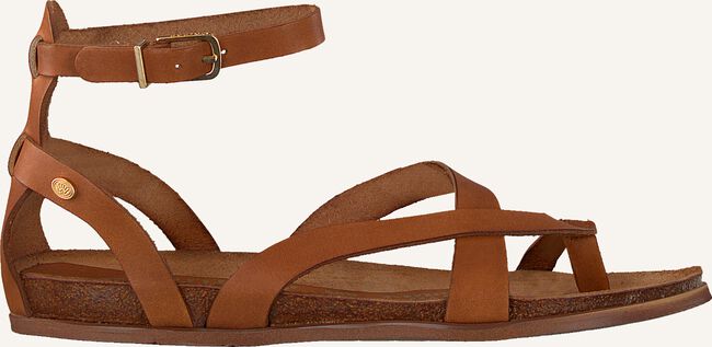 Cognac FRED DE LA BRETONIERE Platte sandalen 170010111 Cognac FRED DE LA BRETONIERE Platte sandalen 170010111 - large