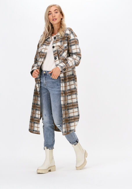 Bruine SUMMUM Vest COAT BRUSHED CHECK - large