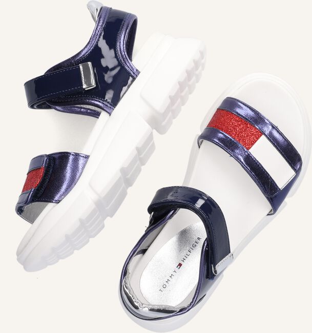 Blauwe TOMMY HILFIGER Platte sandalen 31046 Blauwe TOMMY HILFIGER Platte sandalen 31046 - large