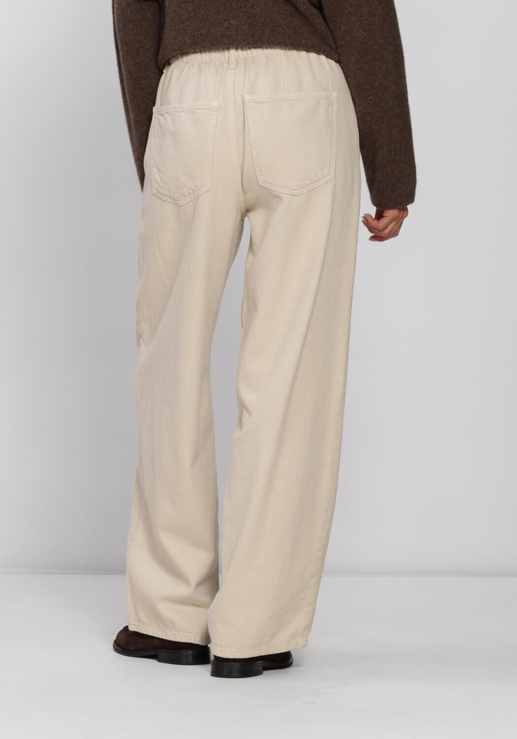 Zand KNIT-TED Broeken CHARLY PANTS - large