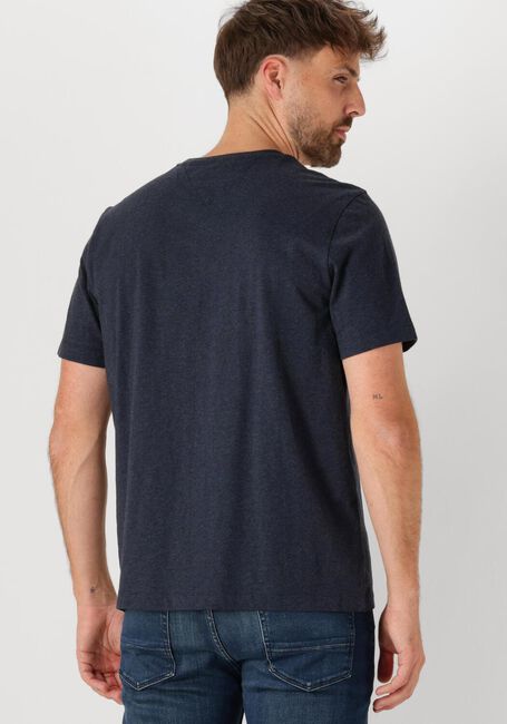 Donkerblauwe TOMMY HILFIGER T-shirt ESSENTIAL REG FIT HEATHER TEE - large