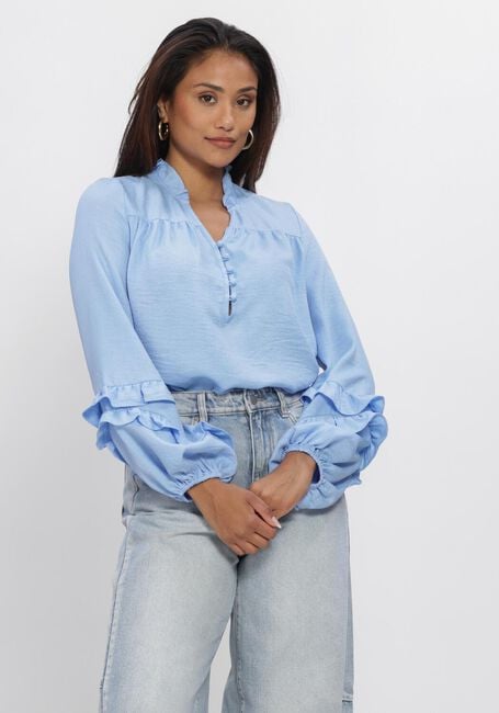 Lichtblauwe YDENCE Blouses BLOUSE JACKY - large