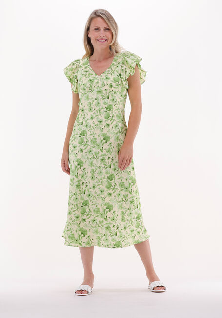 Groene NEO NOIR Midi jurk ZAHARA DRESS - large