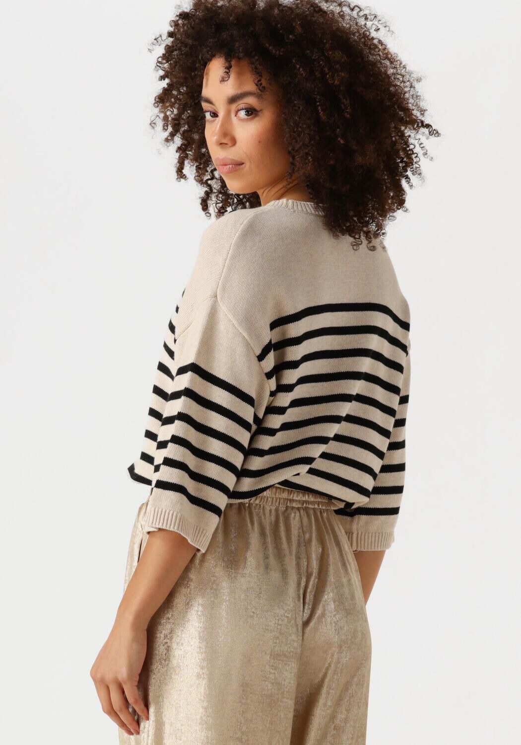 KNIT-TED Dames Truien & Vesten Nanda Zwart