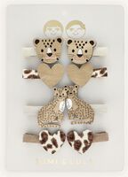 Beige Mimi & Lula Haaraccessoires LARRY LEOPARD MINI CLIPS Beige Mimi & Lula Haaraccessoires LARRY LEOPARD MINI CLIPS - medium