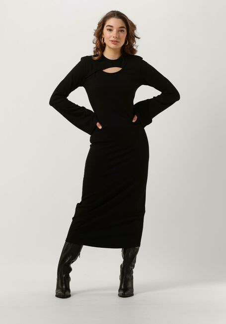 Zwarte GESTUZ Maxi jurk ANKAGZ LONG DRESS - large