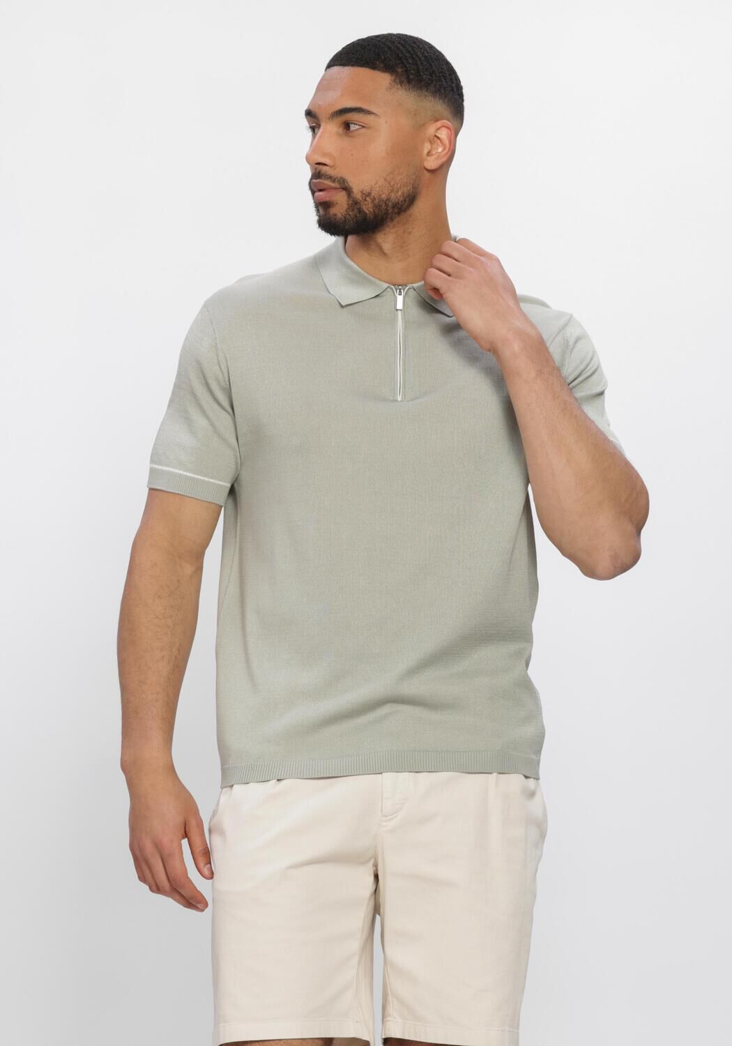 Groene STEFANO LAURAN Polo POLO BASTIAN - large