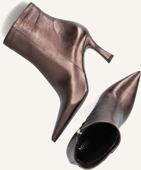 Bronzen NOTRE-V Enkellaarsjes 19536 Bronzen NOTRE-V Enkellaarsjes 19536 - large