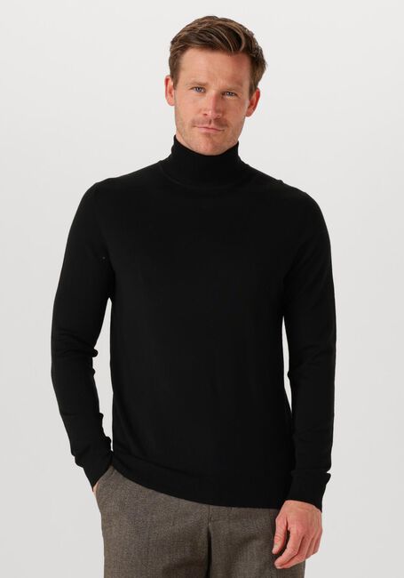 Zwarte PROFUOMO Coltrui PULLOVER ROLL NECK MERINO - large