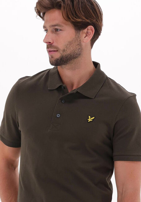 Olijf LYLE & SCOTT Polo PLAIN POLO SHIRT - large