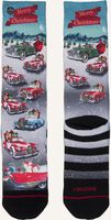 Blauwe XPOOOS Sokken XMAS BUSY SANTA - medium