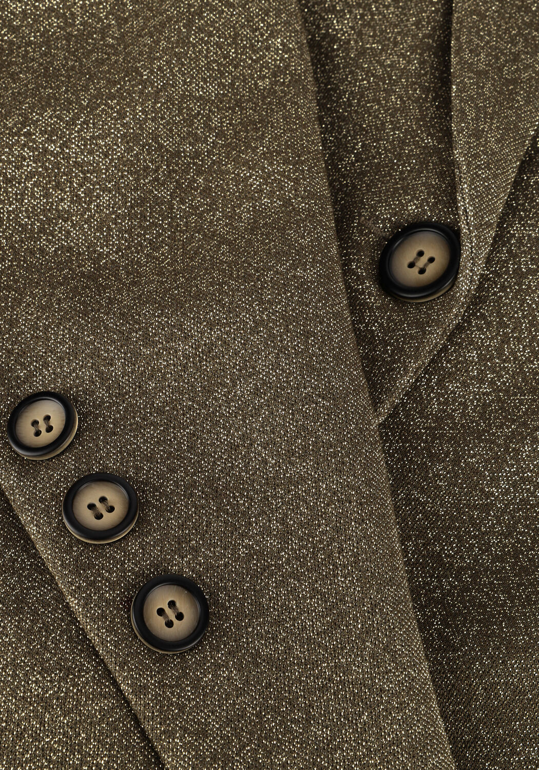 Olijf NUKUS Blazer CLOSE BLAZER LUREX - large