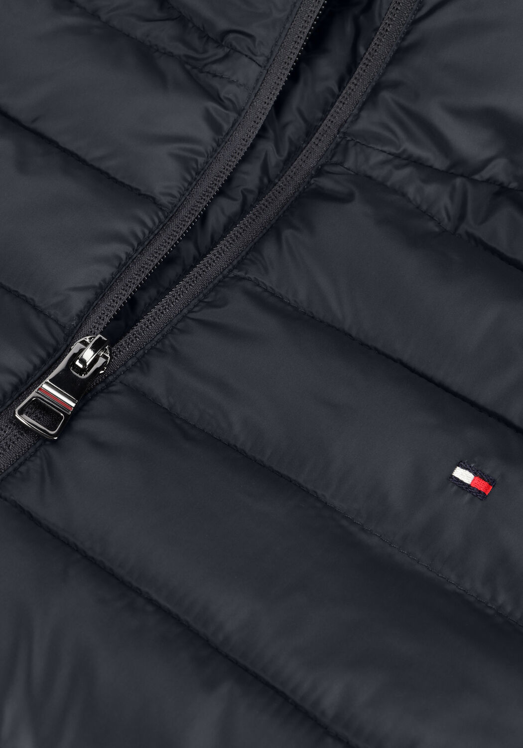 Blauwe TOMMY HILFIGER Gewatteerde jas LW PADDED GLOBAL STRIPE COAT - large