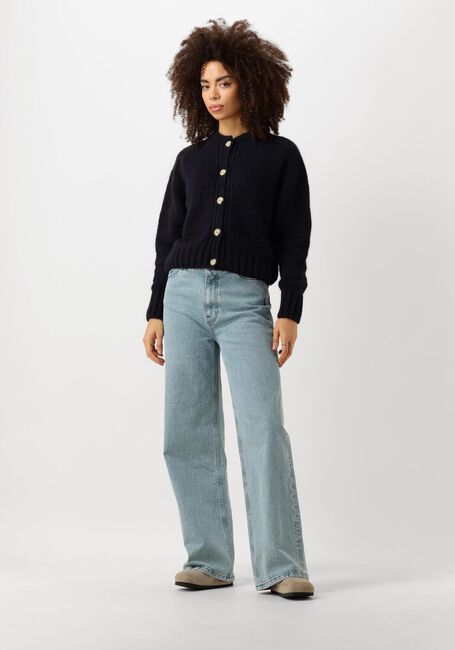 Donkerblauwe BY-BAR Vest JONAS BOMBER CARDIGAN - large