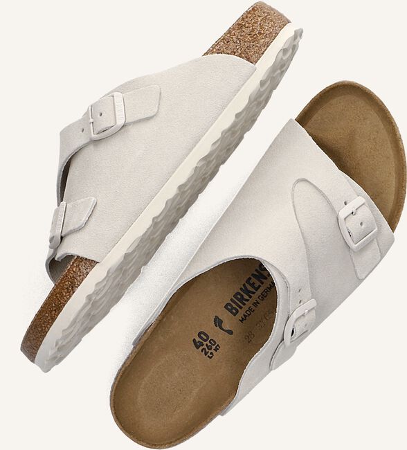 Witte BIRKENSTOCK Slippers ZURICH DAMES Witte BIRKENSTOCK Slippers ZURICH DAMES - large