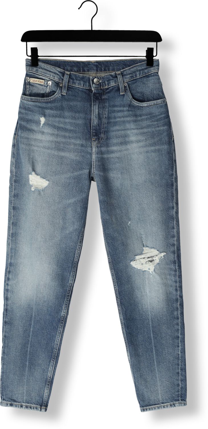 CALVIN KLEIN Dames Jeans Mom Jean Blauw