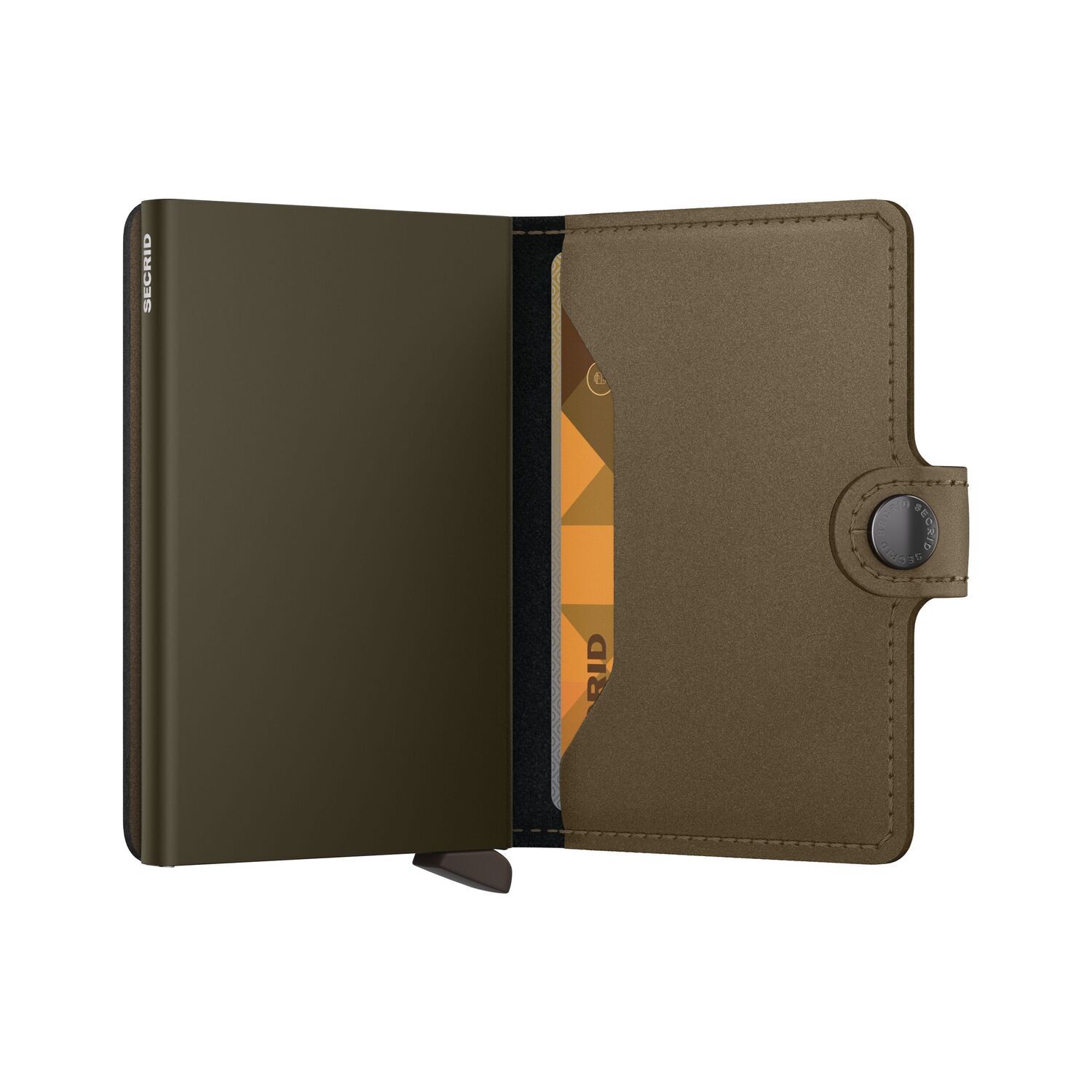 Olijf SECRID Portemonnee MINIWALLET MATTE SATIN - large