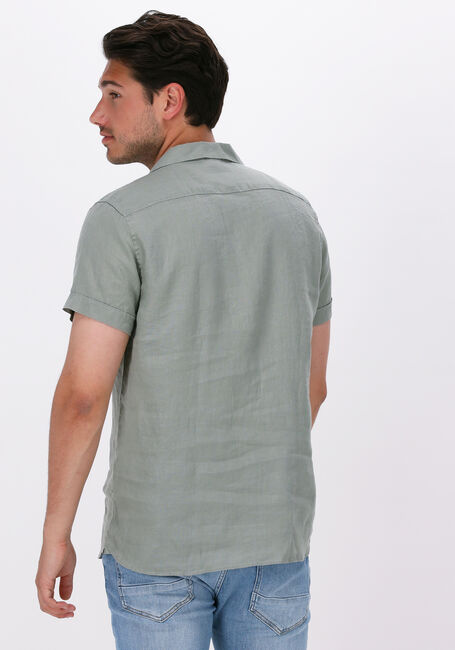 Groene DSTREZZED Casual overhemd RESORT SHIRT S/S LINEN - large