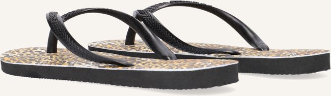 Zwarte HAVAIANAS Teenslippers KIDS SLIM LEOPARD Zwarte HAVAIANAS Teenslippers KIDS SLIM LEOPARD - large