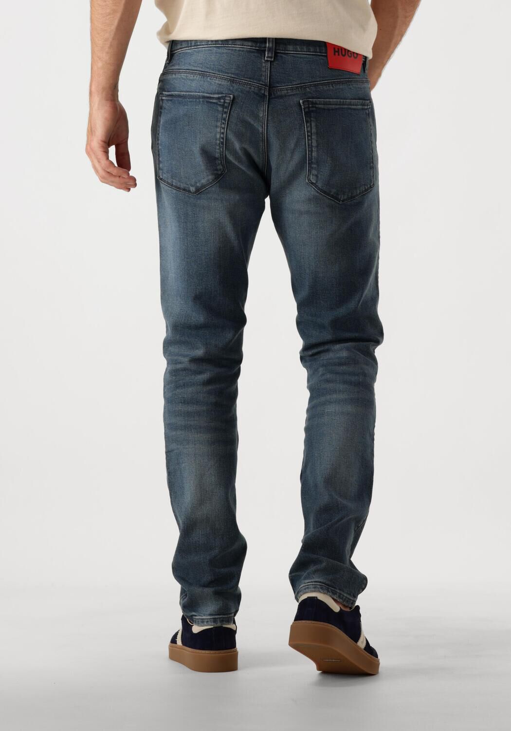 HUGO Heren Jeans 708 Blauw