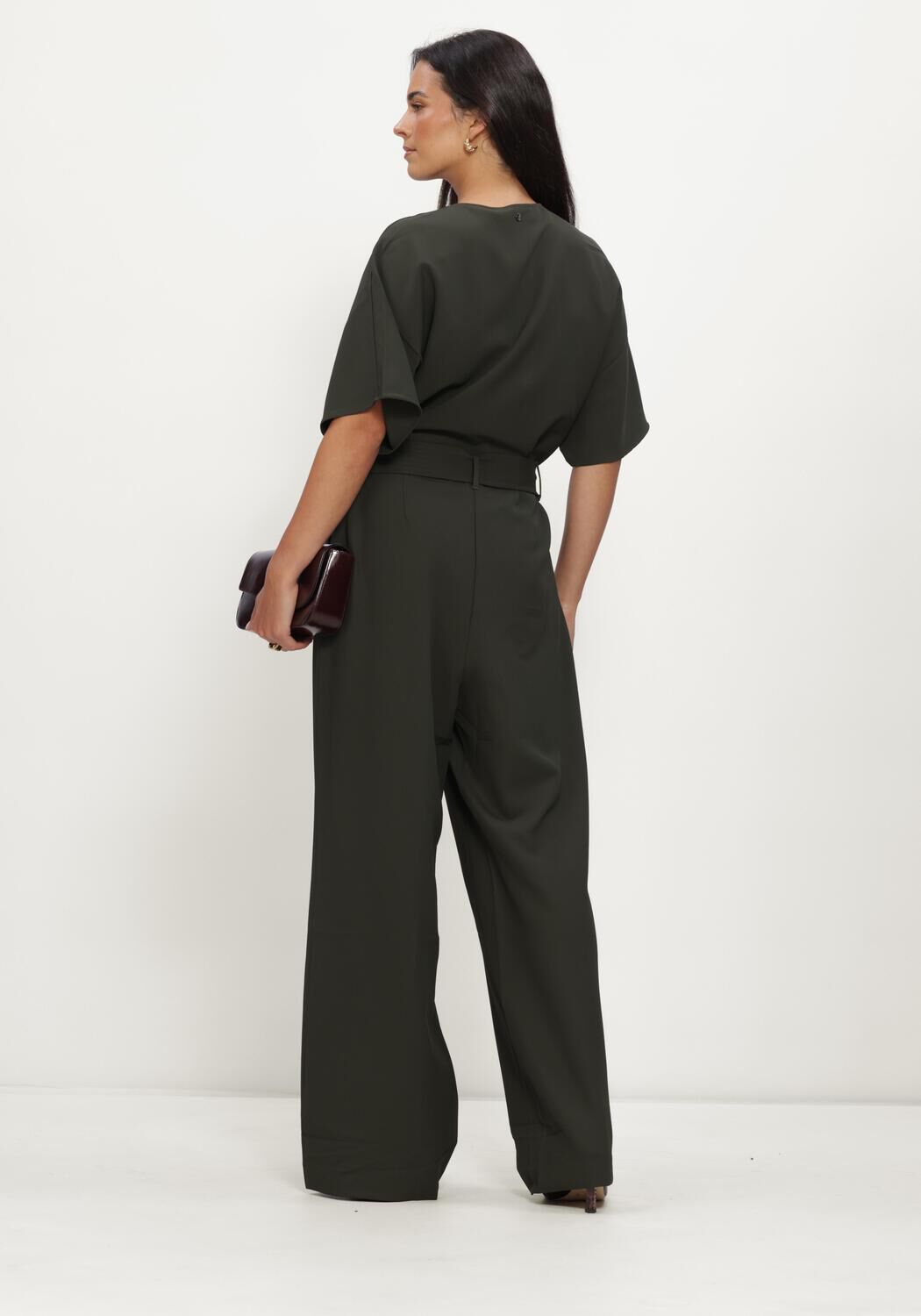 MOS MOSH Dames Jumpsuits Mmlehila Miley Jumpsuit Donkergroen