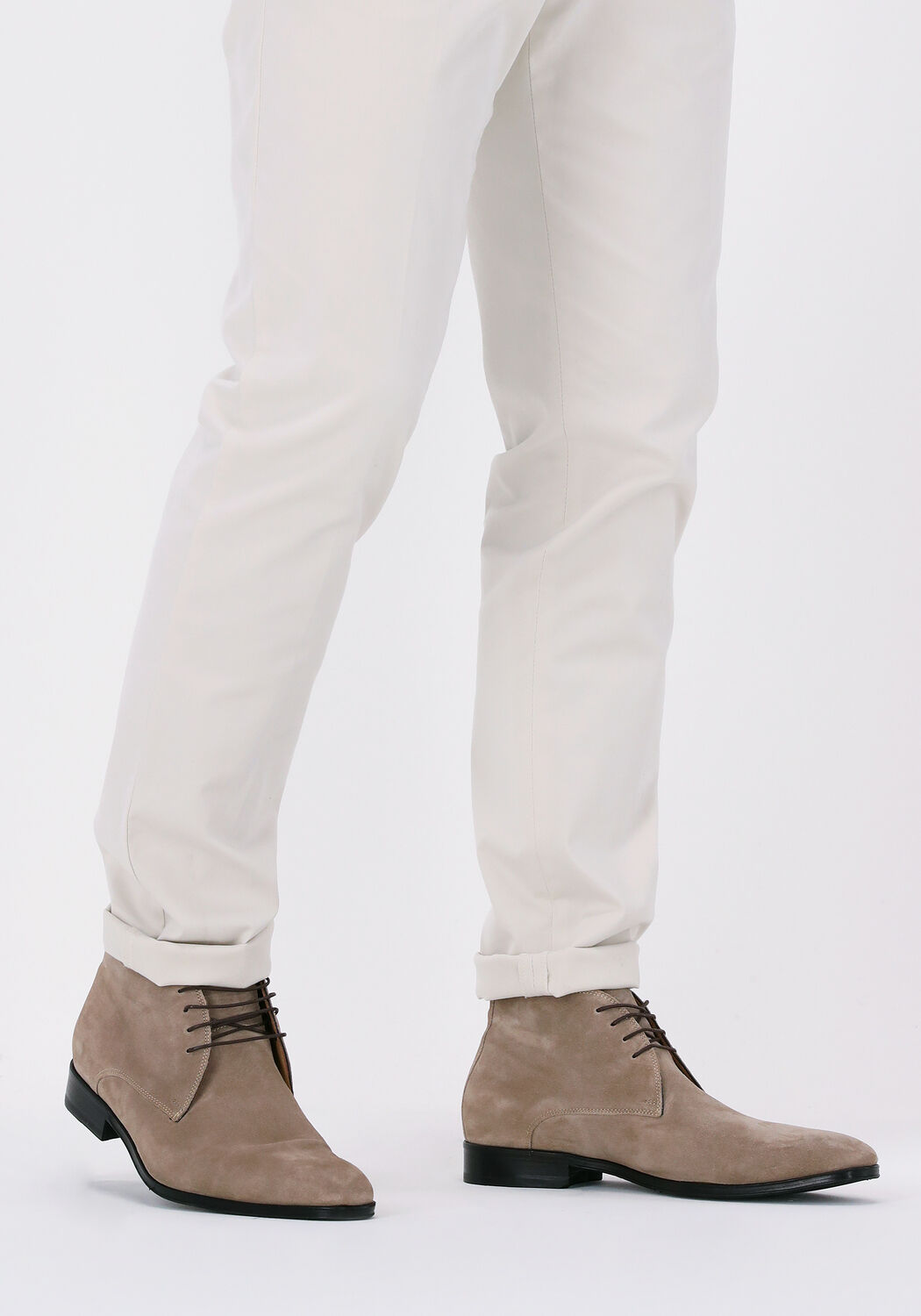 Beige VAN BOMMEL Veterschoenen SBM-50029 | Omoda