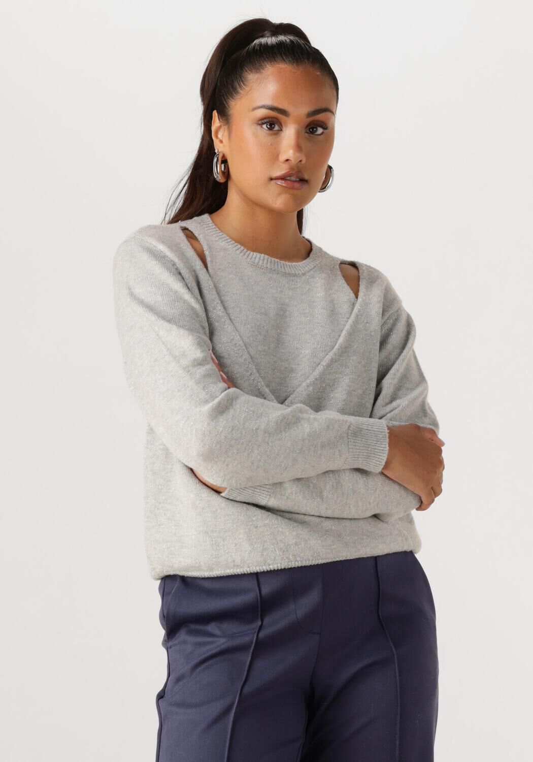 NUKUS Dames Truien & Vesten Fifi Pullover Grijs