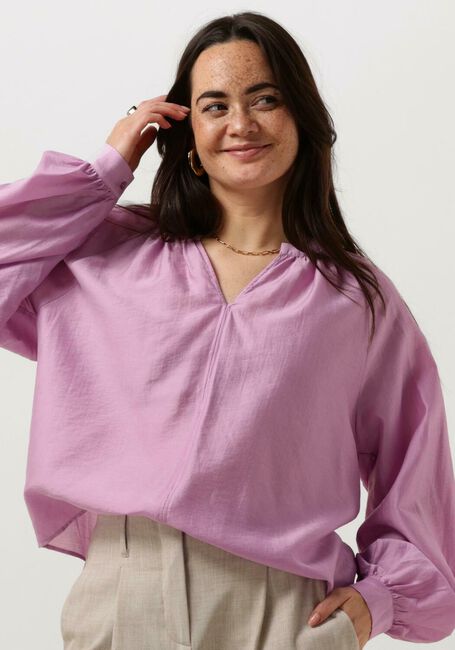 Paarse MSCH COPENHAGEN Blouses MSCHVARSHA ROMINA TOP - large