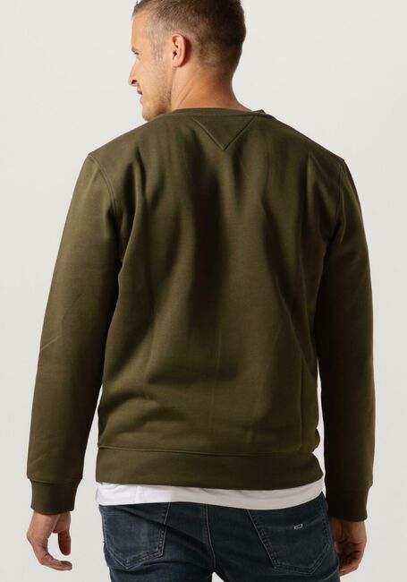 Groene TOMMY JEANS Sweater TJM REGULAR FLEECE C NECK - large