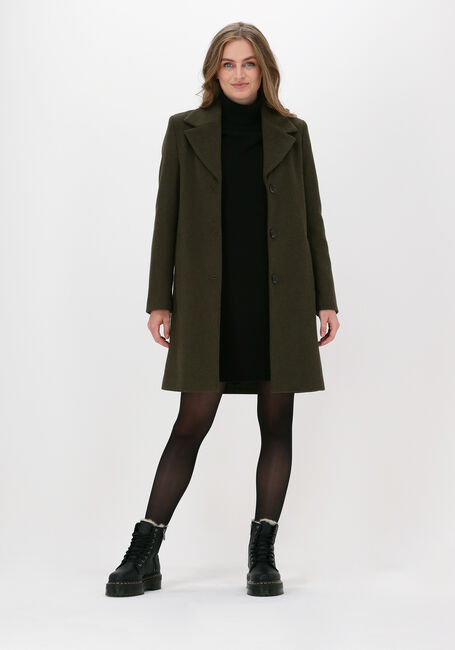 Groene SELECTED FEMME Mantel NEW SASJA WOOL COAT B - large