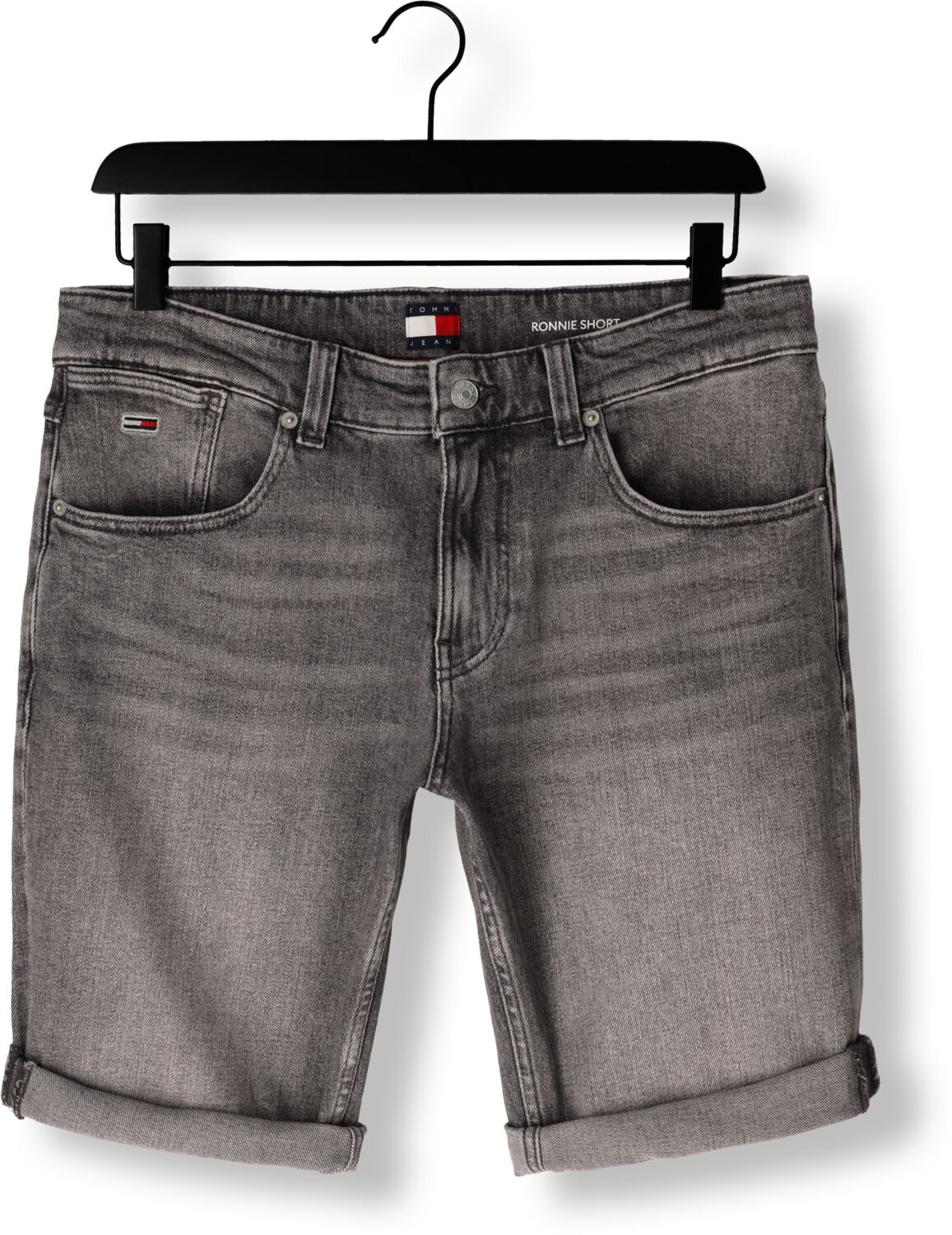 TOMMY JEANS Heren Jeans Ronnie Short Bi0177 Grijs