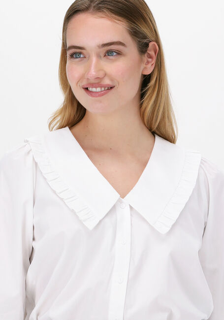 Witte ENVII Blouses ENBRAWLEY LS V-N SHIRT 6731 - large