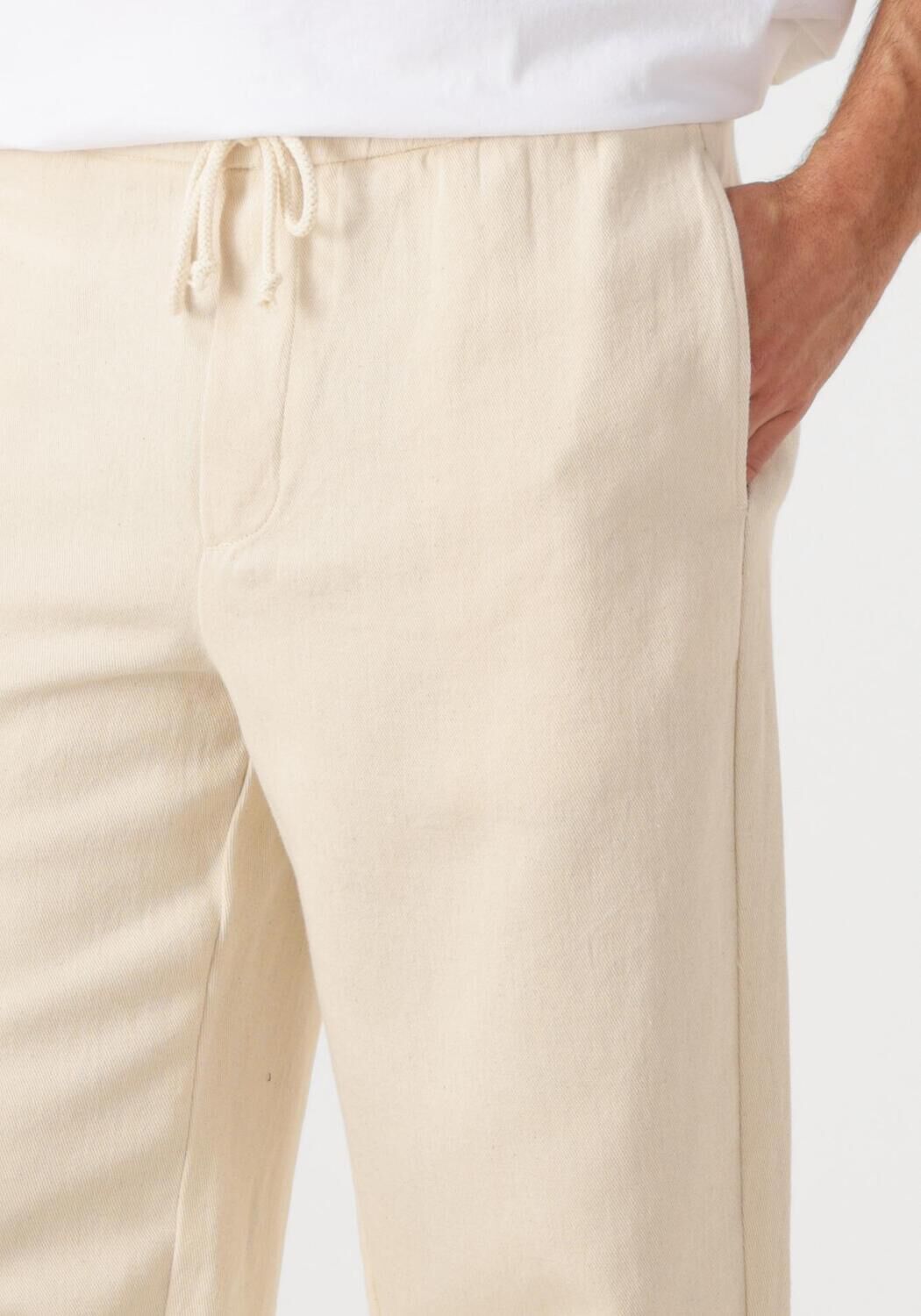 AMERICAN VINTAGE Heren Broeken Afaz Pantalons Creme