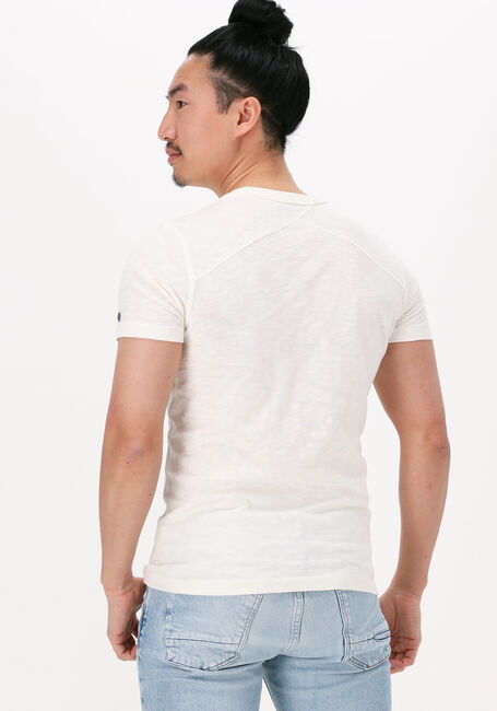 Witte CAST IRON T-shirt SHORT SLEEVE R-NECK ORGANIC COTTON SLUB ESSENTIAL - large