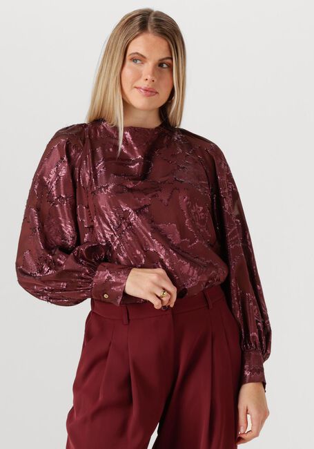 Bordeaux SUMMUM Blouses TOP SHINY JACQUARD - large