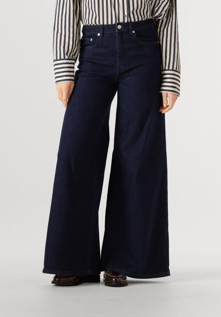 Donkerblauwe ANOTHER LABEL Wide jeans MOORE WIDE DENIM PANTS - large