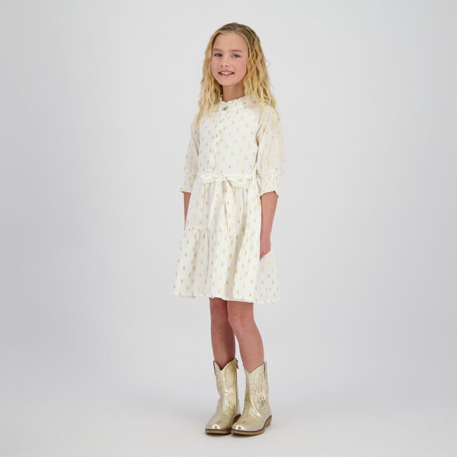 Witte VINGINO Mini jurk POLLIE - large