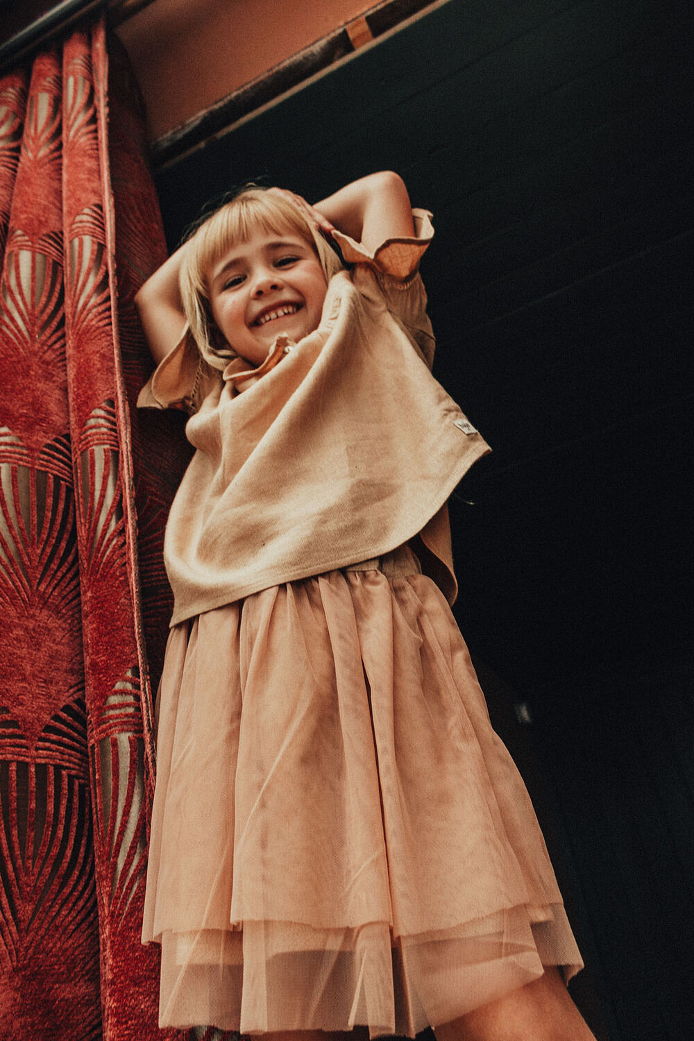 Oranje BAJE STUDIO Minirok ESMARALDA - large