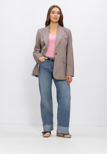 Blauwe MOS MOSH Jeans MMDARA TURN-UP JEANS - large